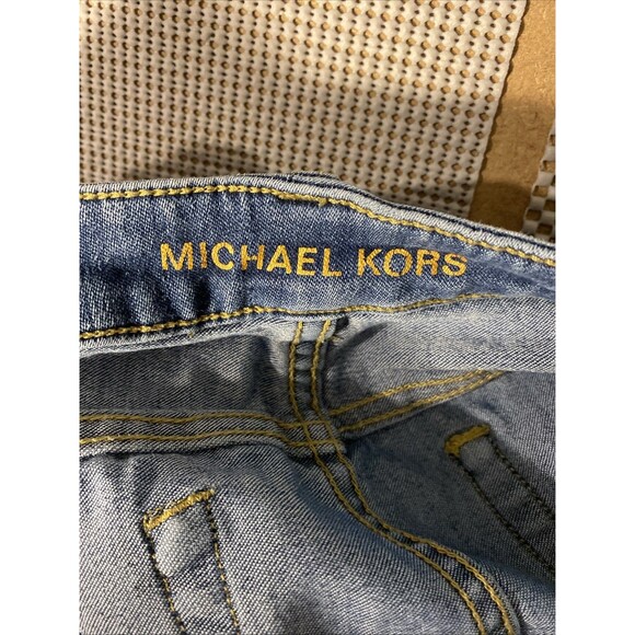 Michael Kors Women Jeans Size 10 Blue Mid-Rise Izzy Skinny Medium Wash W35xL26 - Picture 5 of 6